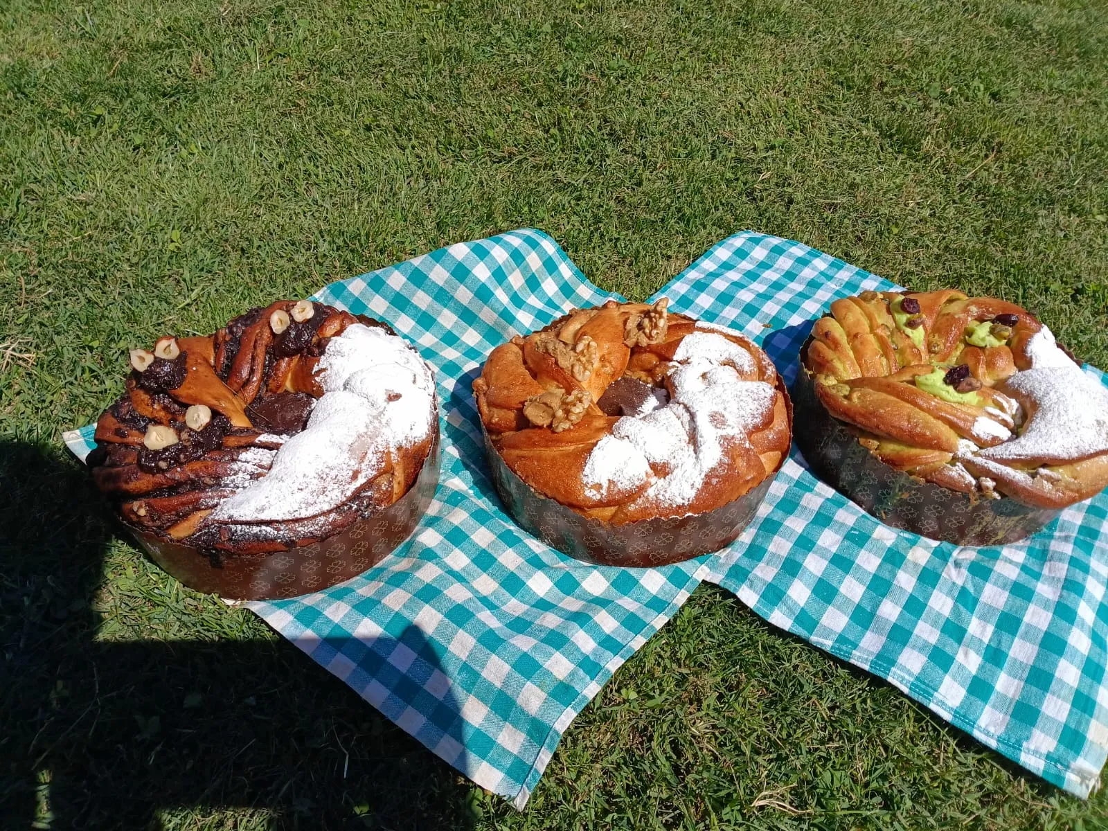 Detalle de masa brioche artesanal en Tandil